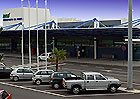 der Flughafen von Faial