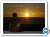 Sonnenuntergang in Faja Grande