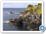 K�ste bei Santa Cruz das Flores