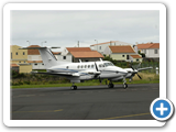 Flugzeug in Santa Cruz das Flores